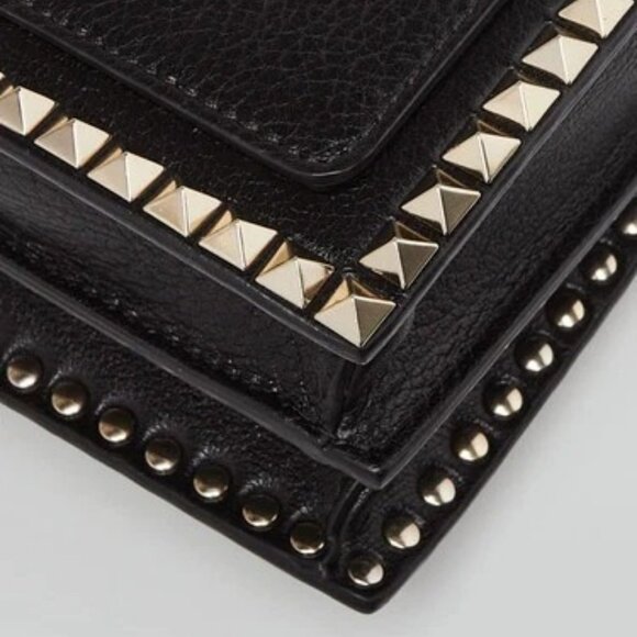 Valentino Black Pebbled Leather No Limit Crossbody Bag - Picture 4 of 12